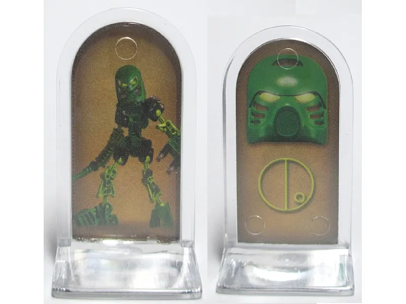 BIONICLE Mask of Light: The Board Game - Play Pawn, Toa Mask Green