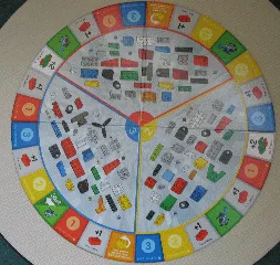 Builder Xtreme Board Game, Game Board