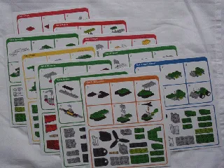 Builder Xtreme Double-Sided Model Cards - Set of 10