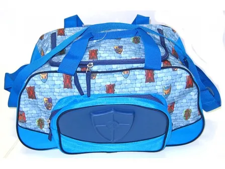 Sports Bag, Knights Kingdom Shields Pattern