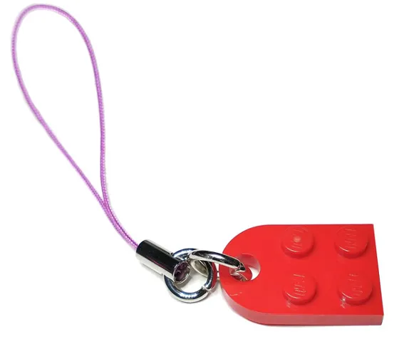 Pendant Half, Friends (Plate, Modified 2 x 3 with Hole with String)