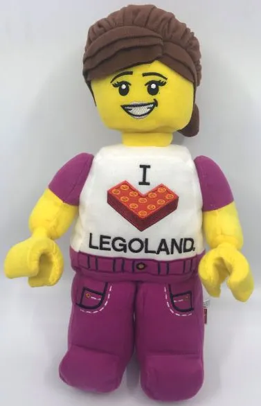 Female Minifigure Plush - I Heart LEGOLAND Shirt
