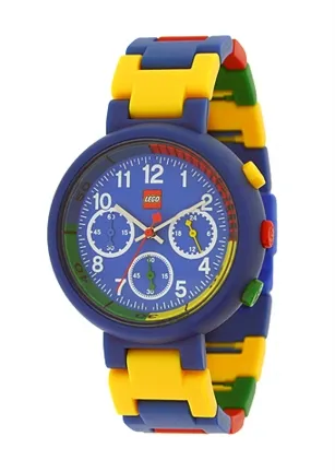 Watch Set, Classic Adult's Chronograph (Blue Dial / Blue Bezel)