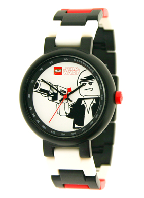 Watch Set, SW Han Solo Adult's, Black, Red, White Links