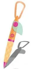 Clikits Daisy Pen with Carabiner Clip