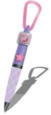 Clikits Star Pen with Carabiner Clip