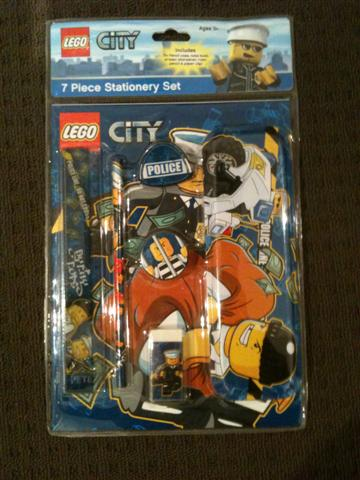 Stationery Set, City Police 7 Piece