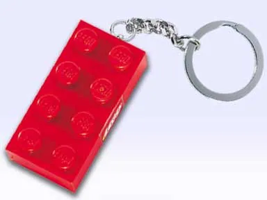 2 x 4 Brick - Red Key Chain