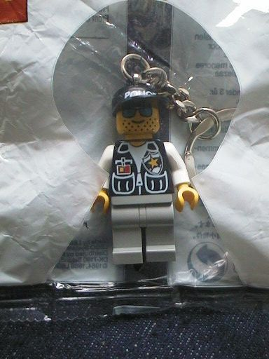 Police Officer Key Chain, Printed Cap