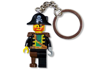 Pirate Captain Red Beard (Captain Roger) Key Chain