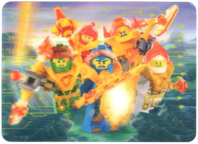 Nexo Knights 3D Lenticular Card