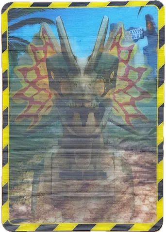 Jurassic World, Blue Ocean 2019 3D Lenticular XXL Card - Dilophosaurus