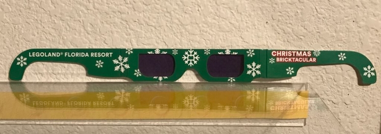 Glasses, 3D with LEGOLAND Florida Resort Christmas Bricktacular Pattern