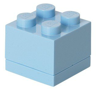 Storage Brick 2 x 2 Mini (60ml) Bright Light Blue