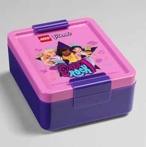 Lunch Box, Friends Purple 'Girls Rock!'