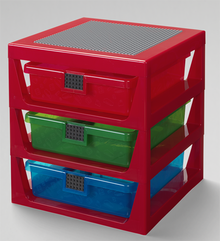 3-Drawer Storage Rack