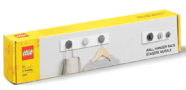 Wall Hanger Rack (Black, Light Bluish Gray, Dark Bluish Gray)