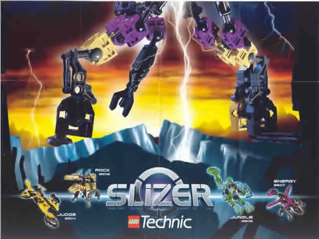 Slizer (Throwbot) Poster 1999 - (Sets 8504, 8505, 8506, 8507)