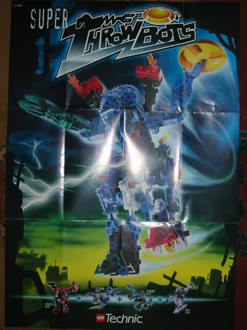 Throwbot (Slizer) Poster 1999 - (Sets 8500, 8501, 8502, 8503)