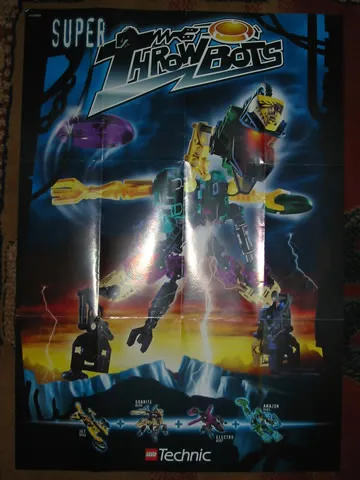 Throwbot (Slizer) Poster 1999 - (Sets 8504, 8505, 8506, 8507)