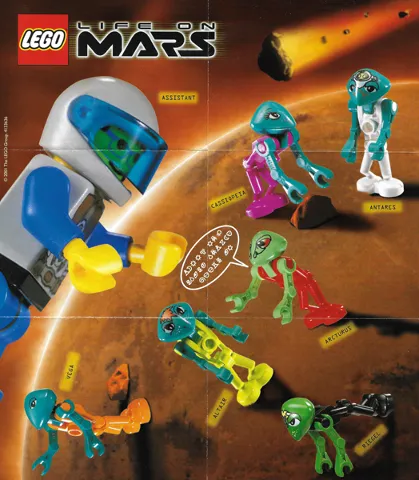 Life on Mars Mini-Poster - Assistant with Altair, Antares, Arcturus, Cassiopeia, Riegel, and Vega