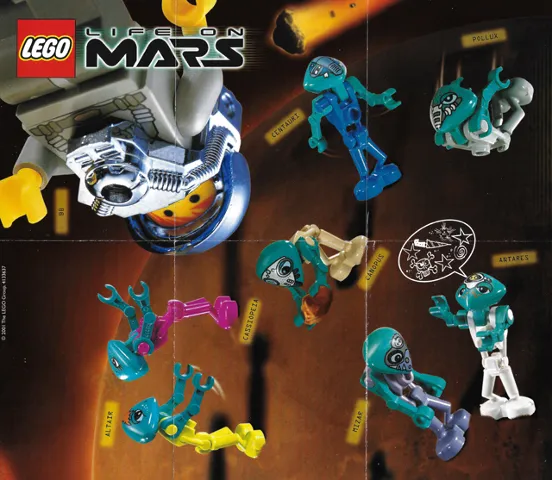 Life on Mars Mini-Poster - BB with Altair, Antares, Canopus, Cassiopeia, Centauri, Mizar, and Pollux