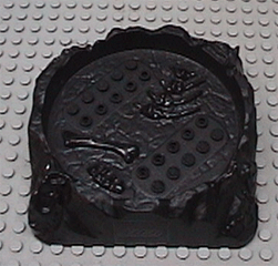 Canister Lid, Dinosaur Set Rock with Studs (6719, 6720, 6721, 6722)