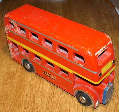 Wooden Double-Decker Bus