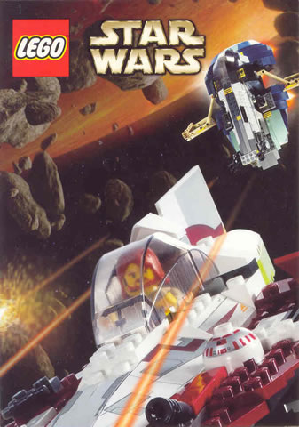 Postcard - Star Wars Set 7143 Jedi Starfighter & 7153 Jango Fett's Slave I