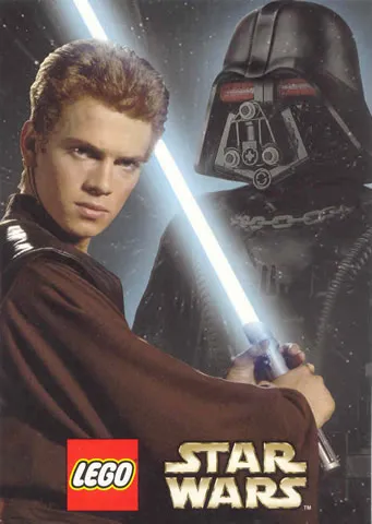 Postcard - Star Wars Set 8010 Darth Vader & Anakin Skywalker