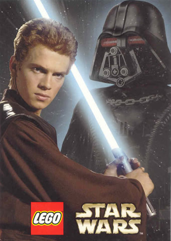 Postcard - Star Wars Set 8010 Darth Vader & Anakin Skywalker