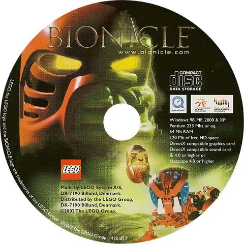 BIONICLE Bohrok Swarm CD-ROM