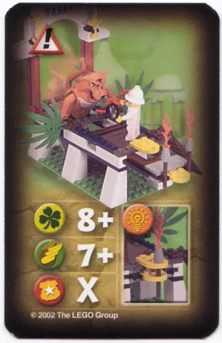 Orient Expedition Game Card, Hazard - Catwalk