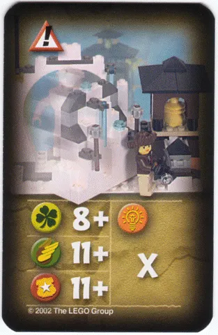 Orient Expedition Game Card, Hazard - Cave with Yeti