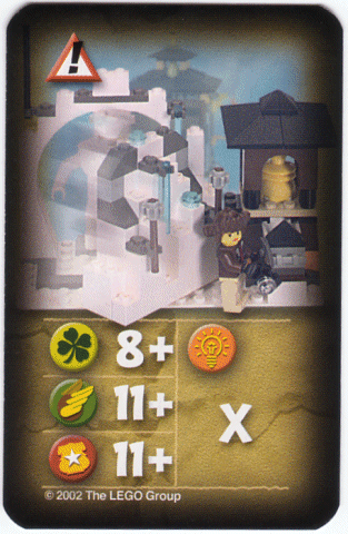 Orient Expedition Game Card, Hazard - Cave with Yeti