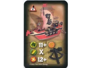 Orient Expedition Game Card, Hazard - Emperor's Ship