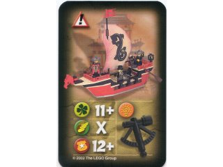 Orient Expedition Game Card, Hazard - Emperor's Ship