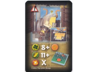 Orient Expedition Game Card, Hazard - Johnny Thunder Falling