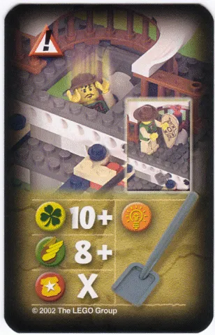 Orient Expedition Game Card, Hazard - Trap Door
