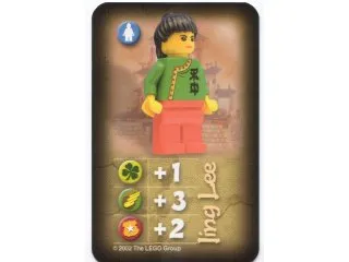 Orient Expedition Game Card, Hero - Jing Lee