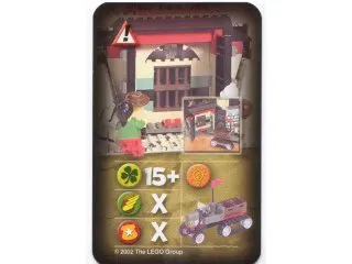 Orient Expedition Game Card, Hazard - Dragon Fortress Back Door
