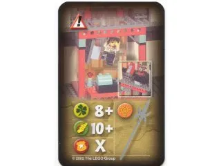 Orient Expedition Game Card, Hazard - Dragon Fortress Trap Door