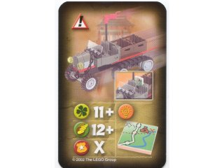 Orient Expedition Game Card, Hazard - Dragon Fortress Halftrack