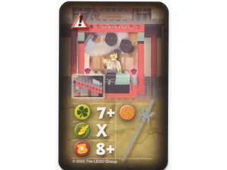 Orient Expedition Game Card, Hazard - Dragon Fortress Spear Trap