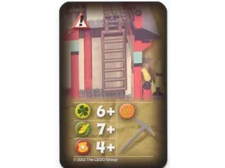 Orient Expedition Game Card, Hazard - Dragon Fortress Ladder