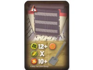 Orient Expedition Game Card, Hazard - Dragon Fortress Side Door