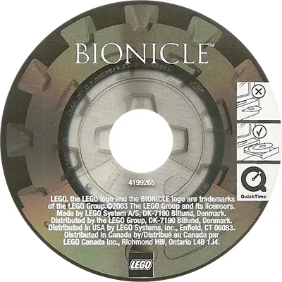 BIONICLE Nuhvok-Kal CD-ROM