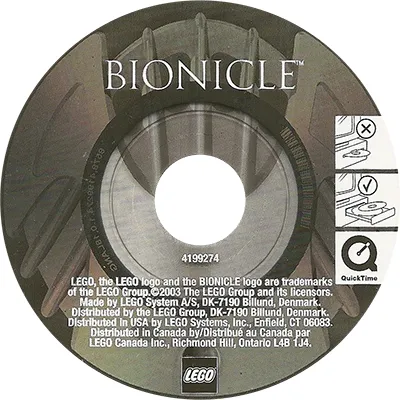 BIONICLE Gahlok-Kal CD-ROM