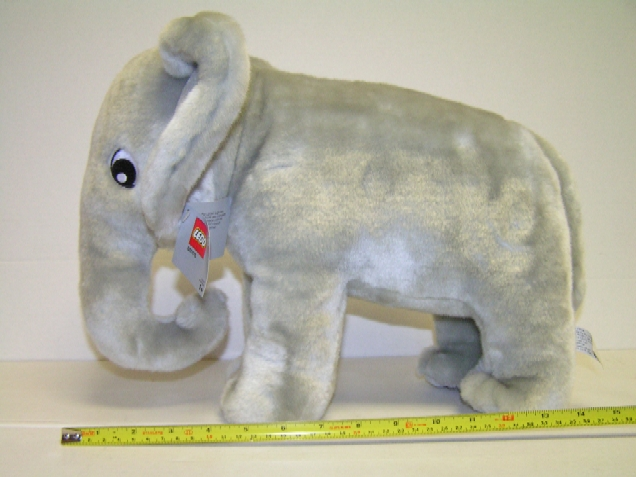 Elephant Large Gray Plush