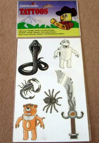 Tattoos (Temporary Body Print), Adventurers Orient Expedition Pattern